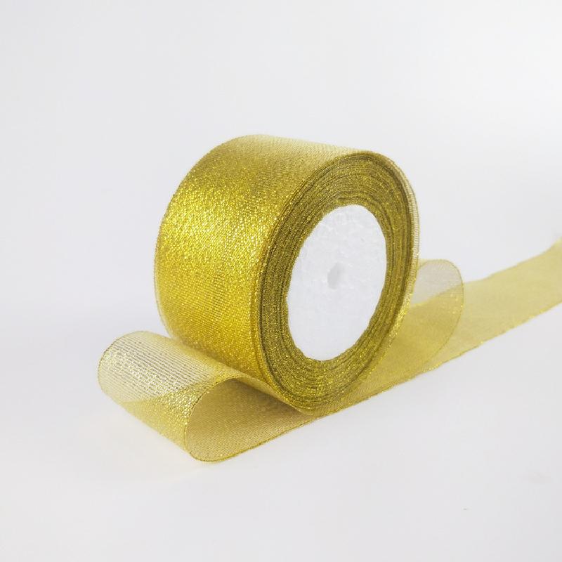 Dây satin vàng bạc, lý tưởng cho làm bánh, hộp quà, và trang trí lễ hội. Hoàn hảo cho gói quà, bánh sinh nhật và trang trí ngày lễ.
