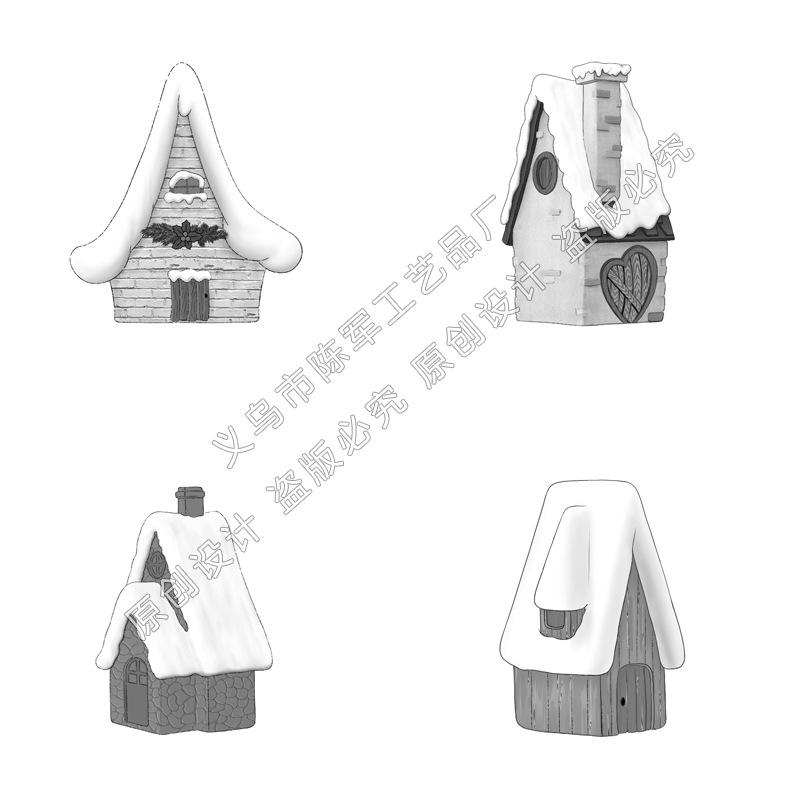 Nhà Tuyết, Noel, Giáng Sinh (ZC-332)