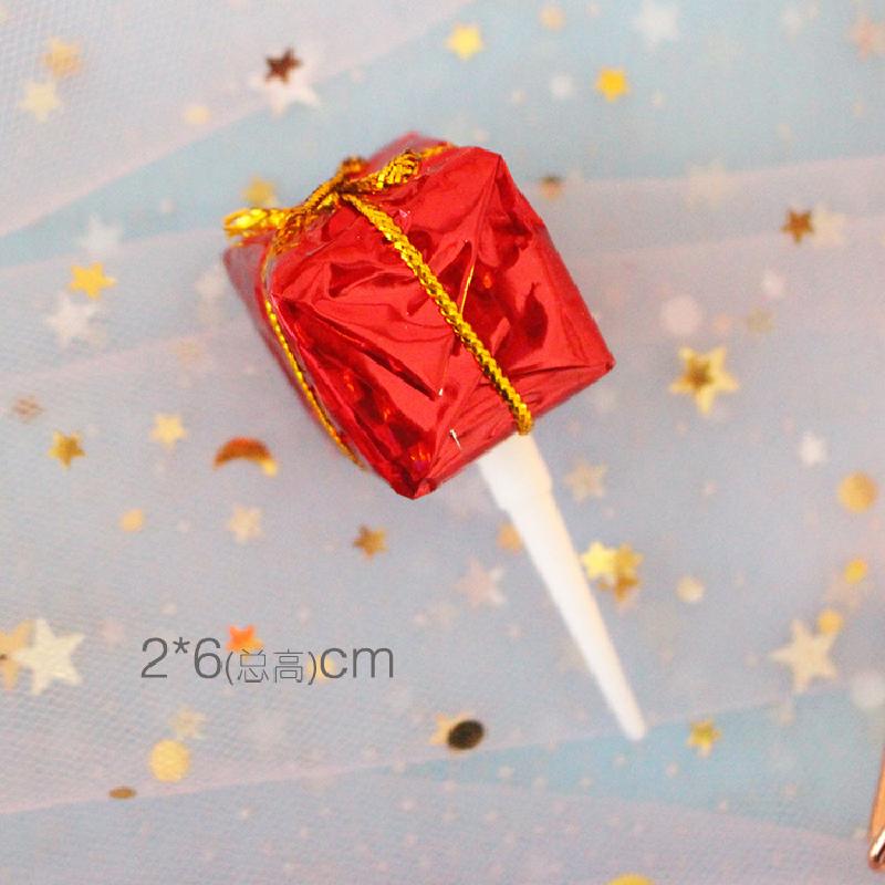 Đồ trang trí bánh Giáng Sinh: vòng lá thông, ông già Noel, cây thông, trang trí ngọt cho bàn tiệc.