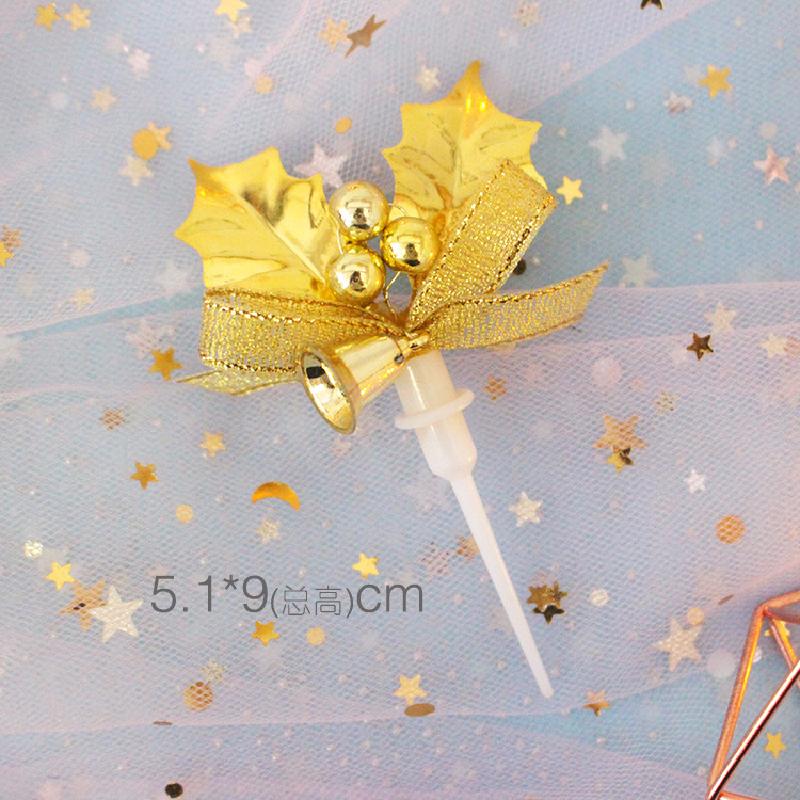 Đồ trang trí bánh Giáng Sinh: vòng lá thông, ông già Noel, cây thông, trang trí ngọt cho bàn tiệc.