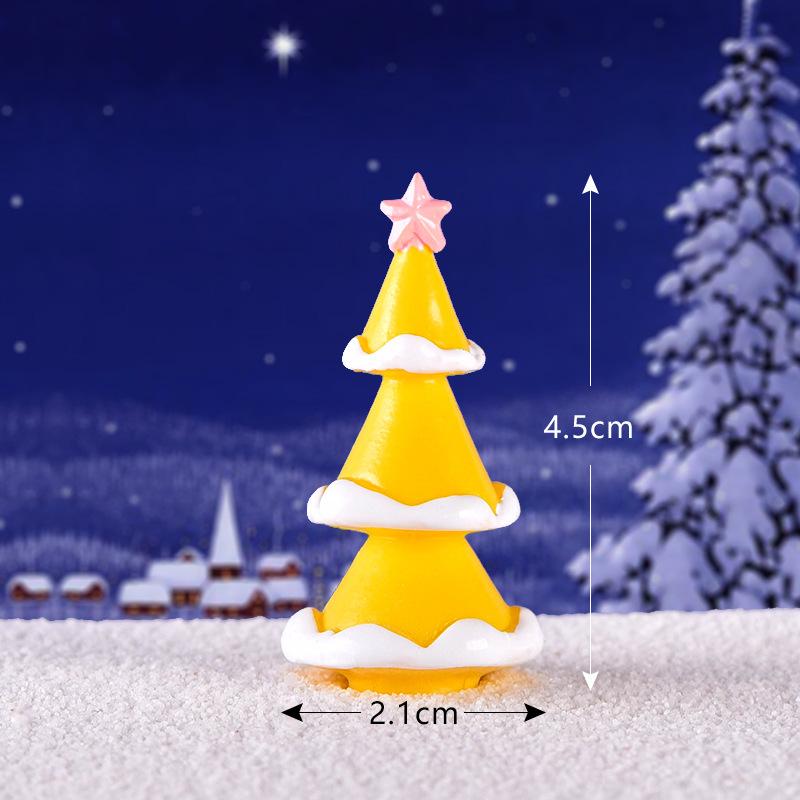 Tiểu cảnh người tuyết và ông bà Noel, trang trí Noel mini (ZC-230)