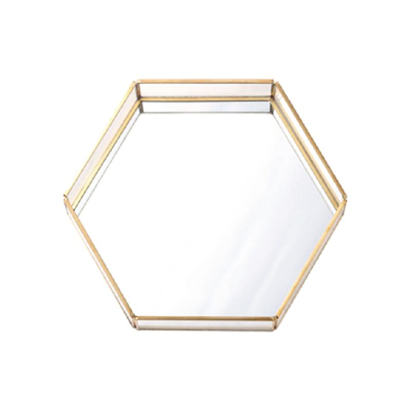 DG-120 Khay trang trí nhà, bát gốm mặt kính dưới, hộp trang sức, thùng gỗ chứa đồ