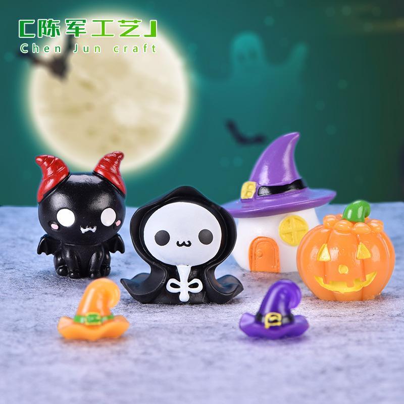 Lễ Hội Halloween, Xác Ướp, Dơi Xanh, Bí Ngô, Thần Chết (ZC-758)