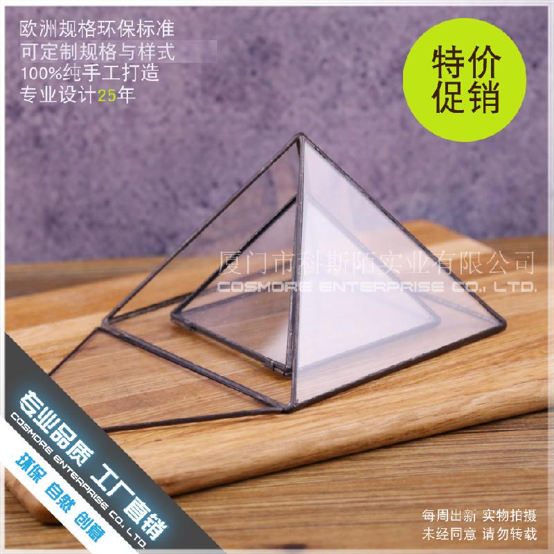 DG-244 Hoa thụ động với thủy tinh lớn, hình tháp nhỏ, cây thực vật đa nhân