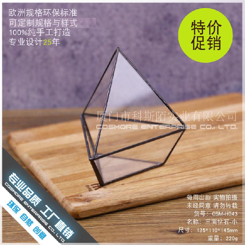 DG-243 Ba mặt đá kim cương - nhỏ Cây cảnh đa thực vật Tảo mầm cảnh quan nhỏ không đều lớn kính thời đời vỏ hoa nhỏ sỉ