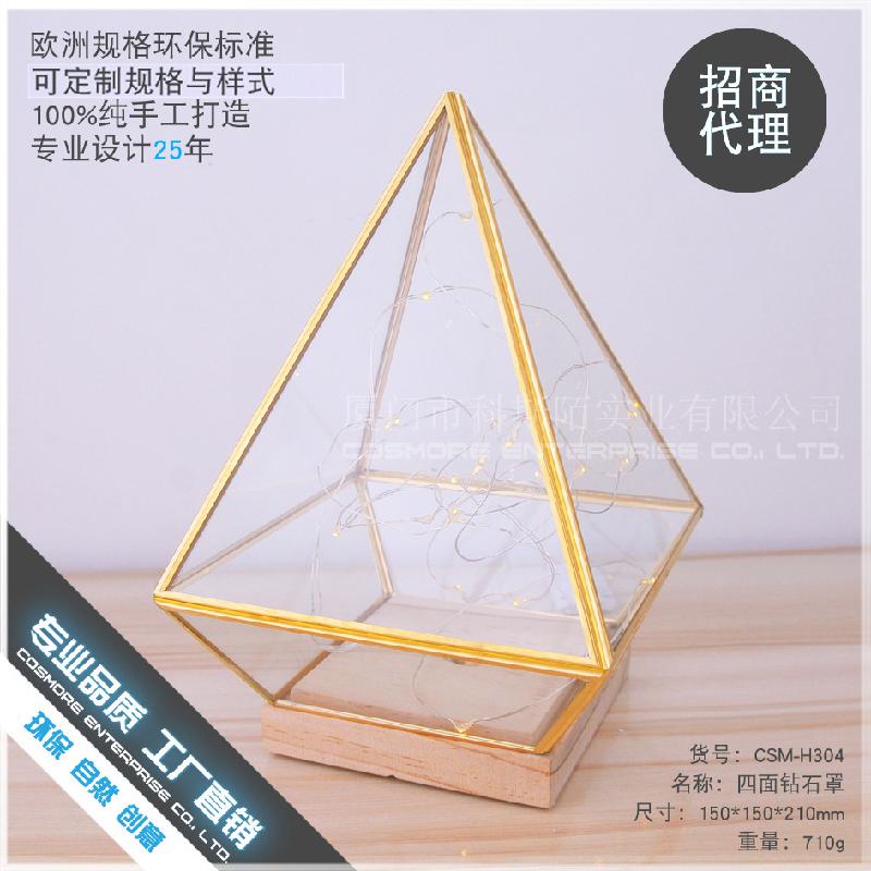 DG-155 Hoa hồng bền vĩ với nắp kính và đáy gỗ để trang trí