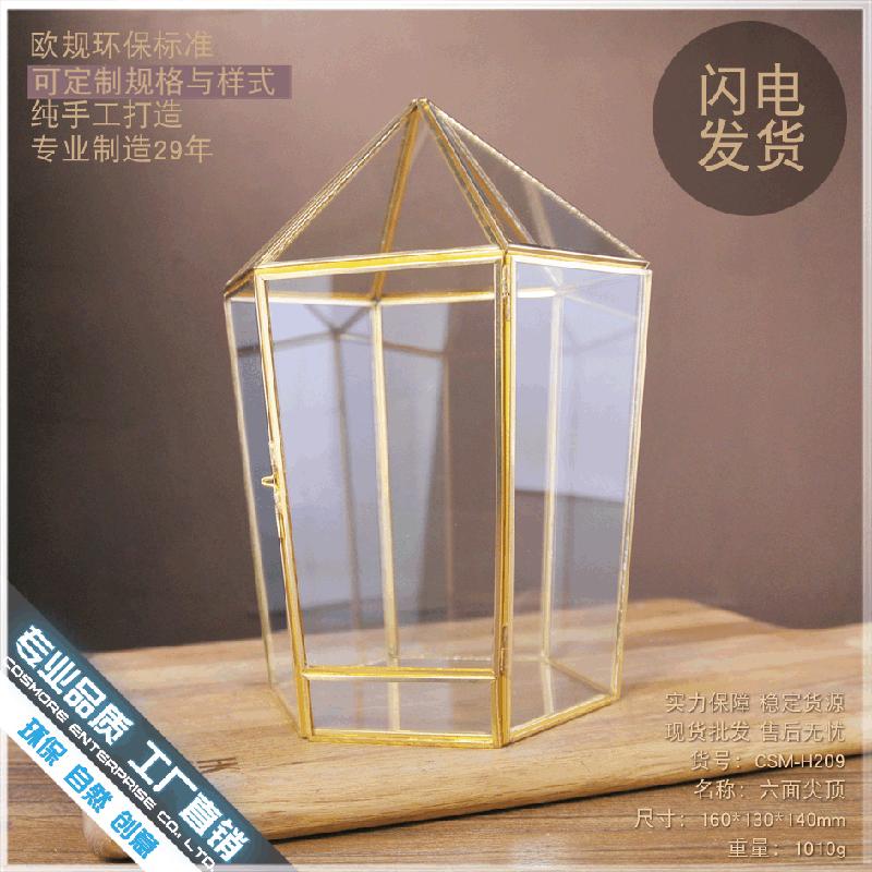 DG-134 Chứa hình học kính bảy mặt, nhà hoa kính năm mặt, hộp bạc đồng hồ vĩnh cửu