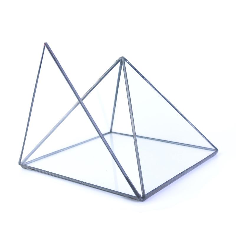 DG-244 Hoa thụ động với thủy tinh lớn, hình tháp nhỏ, cây thực vật đa nhân