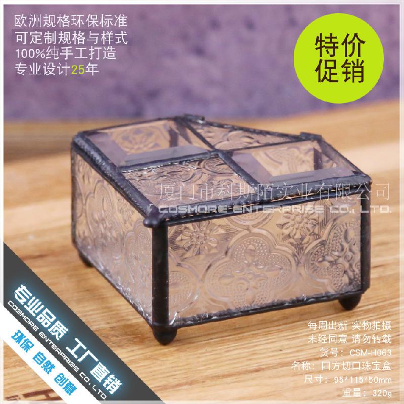 DG-231 Hộp kim cương cắt bốn phía, cây thực vật đông cơ, thảo mộc nhỏ, cảnh quan không đều, kính lớn, hoa vĩnh cửu nhỏ, hộp phân phối