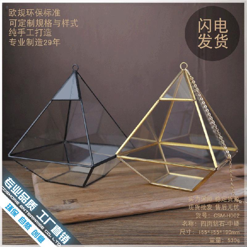 DG-19 Hộp giỏ kính hoa sống vĩnh viễn cho nội thất gia đình