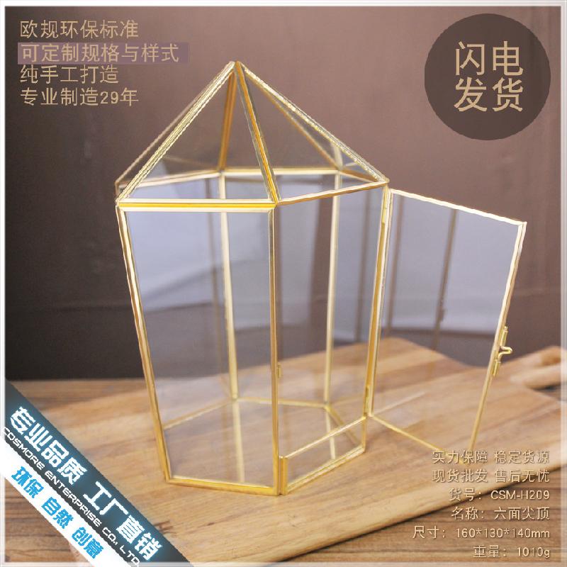 DG-134 Chứa hình học kính bảy mặt, nhà hoa kính năm mặt, hộp bạc đồng hồ vĩnh cửu