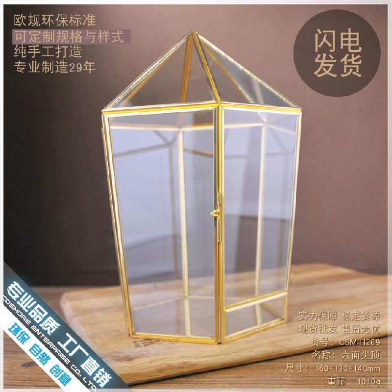 DG-134 Chứa hình học kính bảy mặt, nhà hoa kính năm mặt, hộp bạc đồng hồ vĩnh cửu