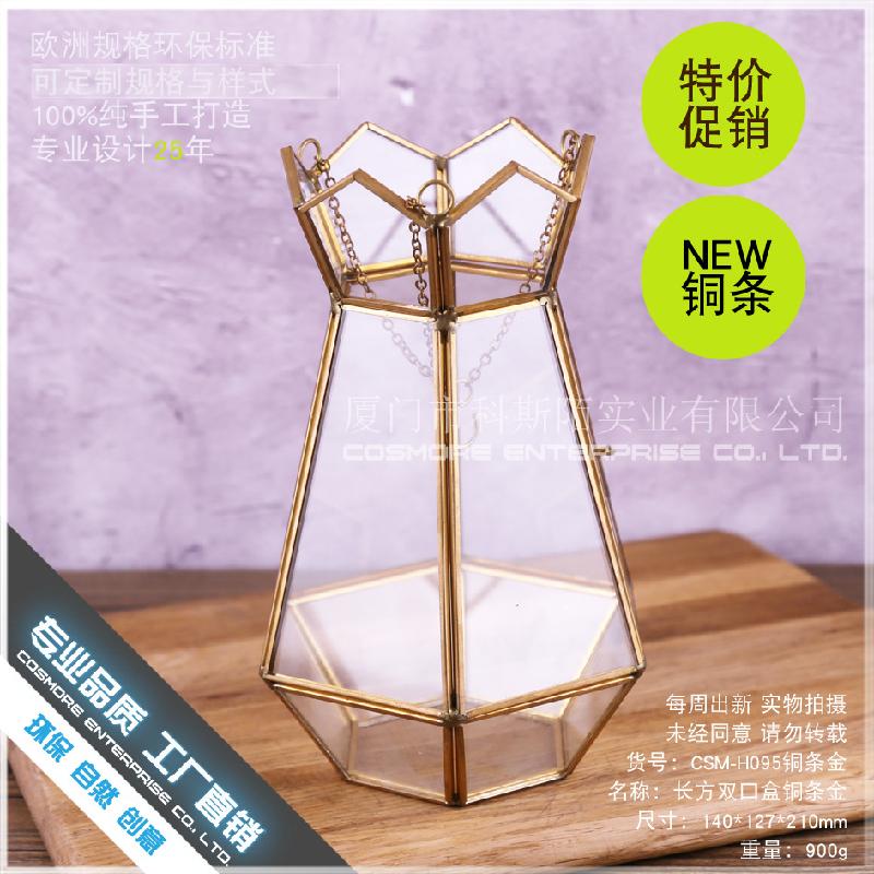 DG-184 Chậu hoa sắt thép treo LED, phong cách Bắc Âu đơn giản, sáng tạo, cây cỏ trang trí sang trọng, cá tính, treo hoa