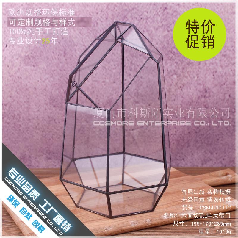 DG-22 Cắt kính cửa béo lớn, phong cảnh nhỏ, hoa bền vững, thảo mộc, cảnh quan trong suốt, ý tưởng sáng tạo, hộp hoa đa thực vật sỉ