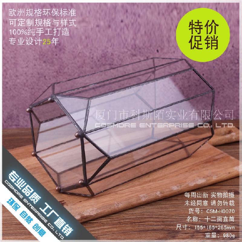 DG-223 Bình đèn phong thủy, vỏ thủy tinh, ánh sáng bữa tối, sản phẩm nghệ thuật, hộp che chống bụi, hộp gỗ, bát hoa, bát hoa