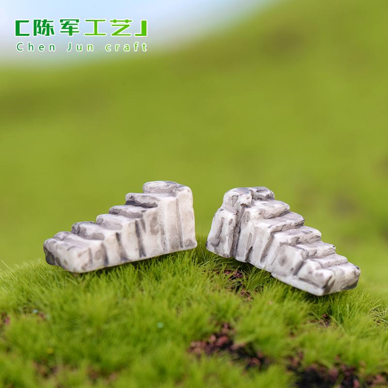 Tiểu cảnh cầu thang cổ trang resin trang trí chậu cây DIY (ZC-869)