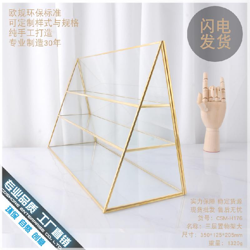 Chậu Đa Giác DG-93 Kệ trưng bày nước hoa hồng độc đáo của Maxims Glass