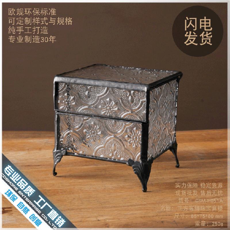 Chậu Đa Giác DG-45 Hộp gỗ trang trí trang sức phong cách Âu cổ để lưu trữ nhỏ