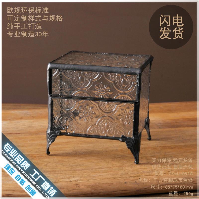 DG-45 Hộp gỗ trang trí trang sức phong cách Âu cổ để lưu trữ nhỏ