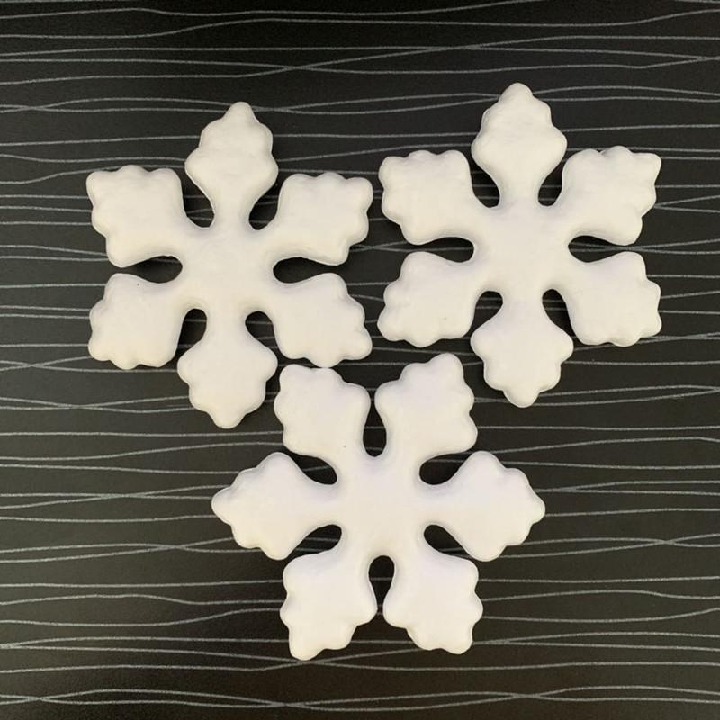 Bọt biển bóng tuyết 105mm, phụ kiện trang trí Giáng Sinh, đồ trang trí lễ hội, hàng chính hãng.