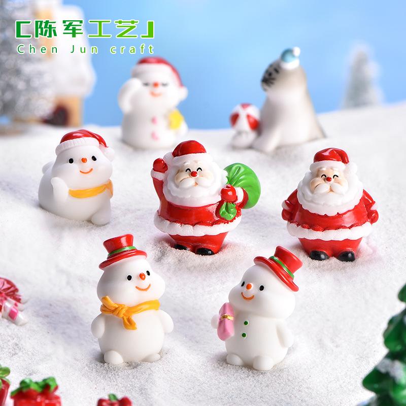 Tiểu cảnh người tuyết, ông già Noel và hải cẩu dễ thương (ZC-84)