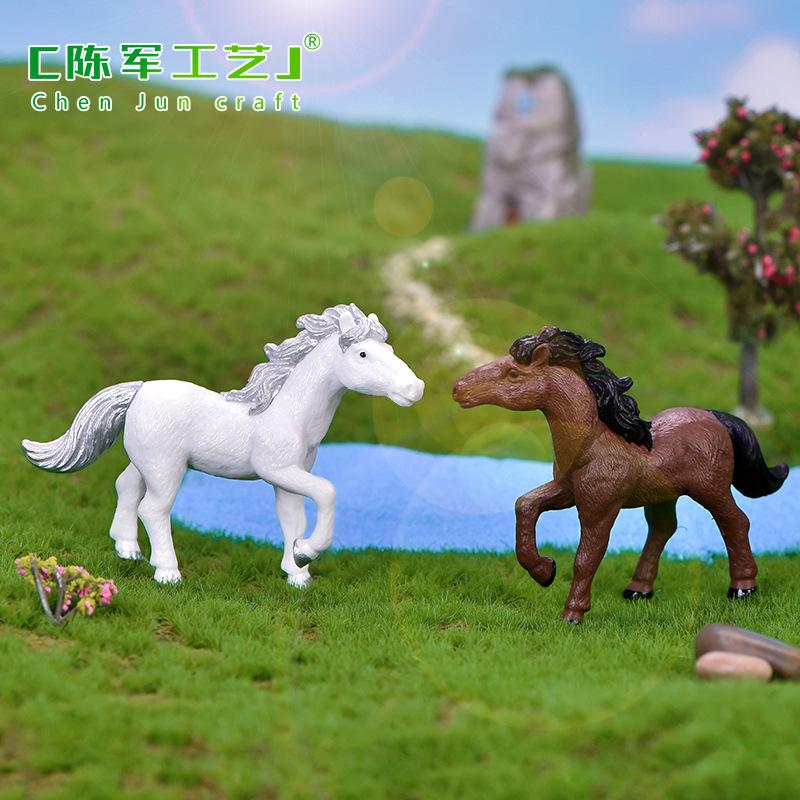 Ngựa Pony Nhiều Màu, Ngựa Trắng, Ngựa Nâu (ZC-536)