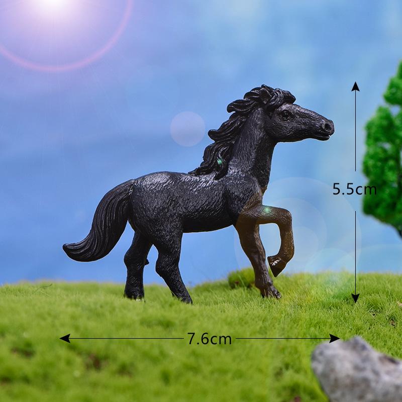 Ngựa Pony Nhiều Màu, Ngựa Trắng, Ngựa Nâu (ZC-536)