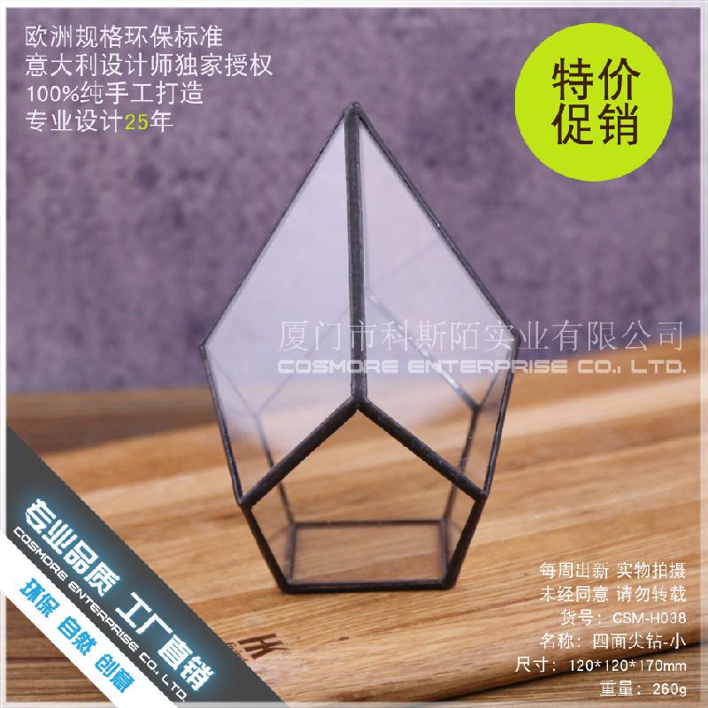 DG-88 Hộp hoa kính sáng tạo, chén thủy tinh, đèn bàn, hộp hoa