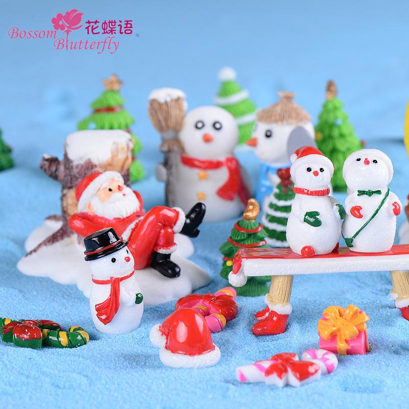 Tiểu cảnh ông già Noel, người tuyết trang trí Giáng Sinh (ZC-57)