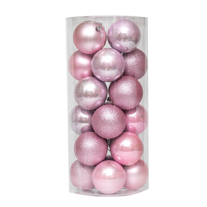 Quả cầu Giáng Sinh điện phân 3-6-8cm, nhựa, hoàn hảo cho trang trí cây thông, treo trên trần và trang trí cửa hàng.