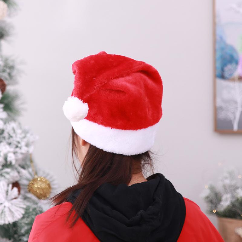 Mũ Giáng Sinh cao cấp - mũ lông ngắn, lý tưởng cho người lớn và trang trí bữa tiệc. Mang đến vẻ đẹp sang trọng và phong cách cho mùa lễ hội.