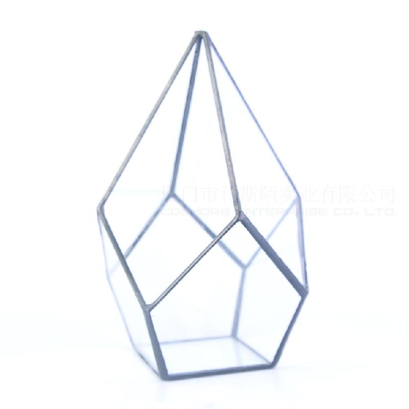 DG-88 Hộp hoa kính sáng tạo, chén thủy tinh, đèn bàn, hộp hoa