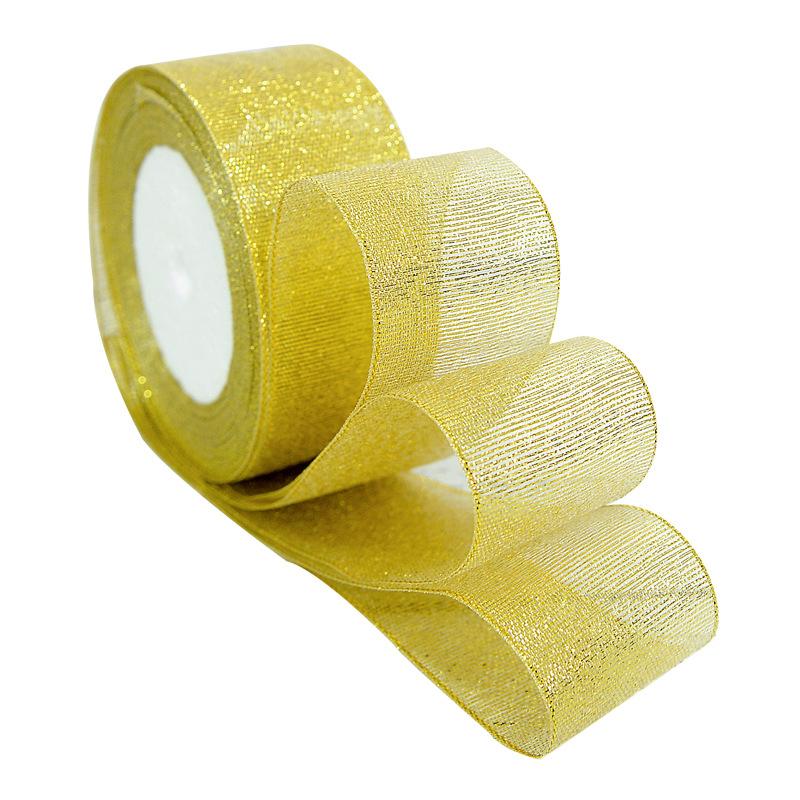Dây satin vàng bạc, lý tưởng cho làm bánh, hộp quà, và trang trí lễ hội. Hoàn hảo cho gói quà, bánh sinh nhật và trang trí ngày lễ.