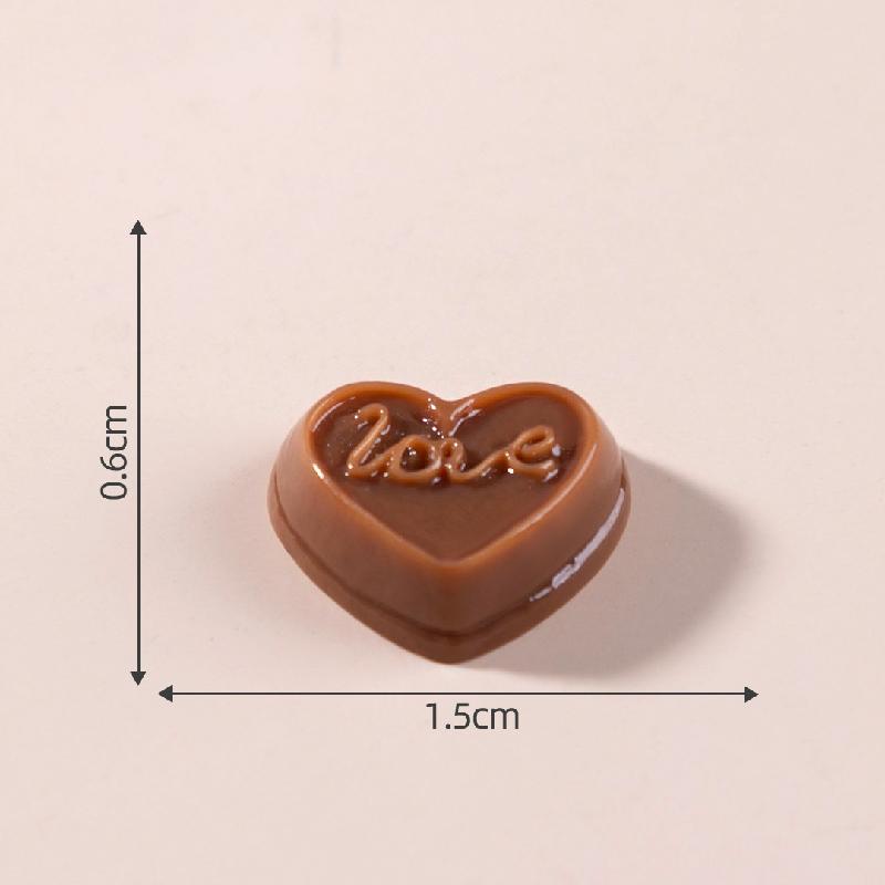 微景观创意仿真巧克力食玩 DIY装饰发夹冰箱贴配件迷你树脂小摆件