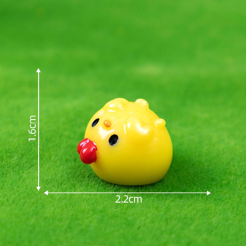 微景观创意小鸡仔萌粒公仔园艺造景 DIY装饰品配件迷你树脂小摆件