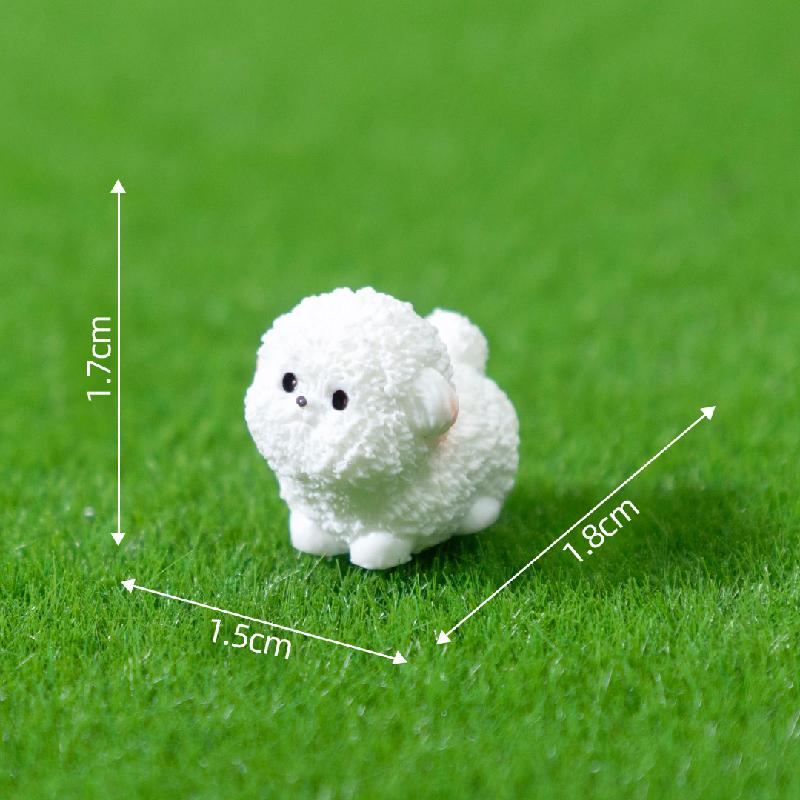Chó Bichon Mini Trang Trí Tiểu Cảnh (PK-175)
