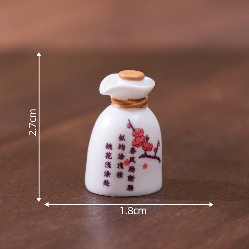 微景观创意桂花酒桃花酿仿真食玩DIY装饰品配件迷你小摆件