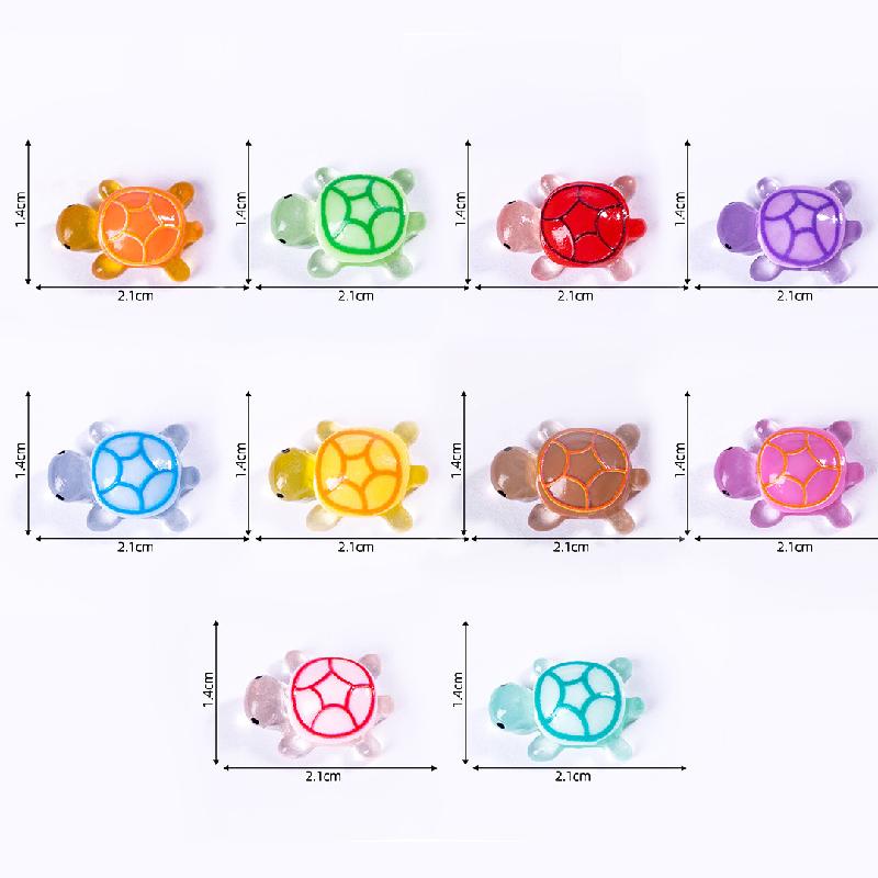 Tiểu cảnh rùa biển phát sáng mini trang trí bàn DIY (ZC-901)