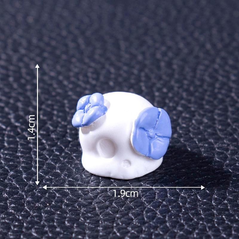 跨境外贸微景观创意万圣节骷髅节日造景 DIY装饰品配件迷你小摆件