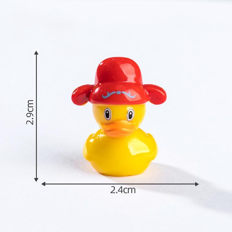 微景观创意百变小黄鸭萌粒沙滩造景 DIY装饰品配件迷你桌面小摆件