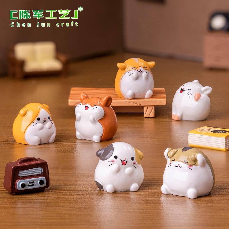 Tiểu cảnh DIY Chuột Hamster Đáng Yêu - Trang trí mini dễ thương (ZC-1486)