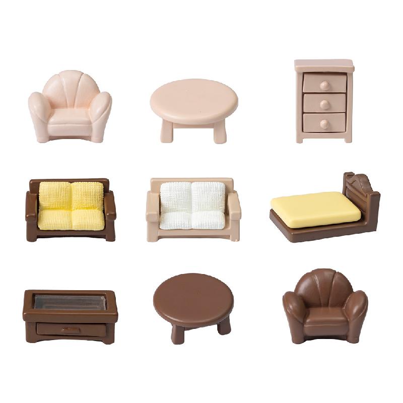 Bộ Sofa Bàn Trà Mini Nhà Búp Bê (PK-58)