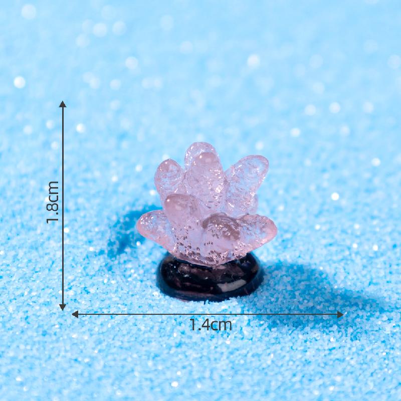 跨境新品微景观夜光小珊瑚 鱼缸海洋造景DIY装饰品配件迷你小摆件