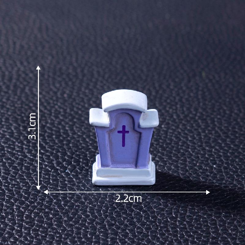 跨境外贸微景观创意万圣节骷髅节日造景 DIY装饰品配件迷你小摆件