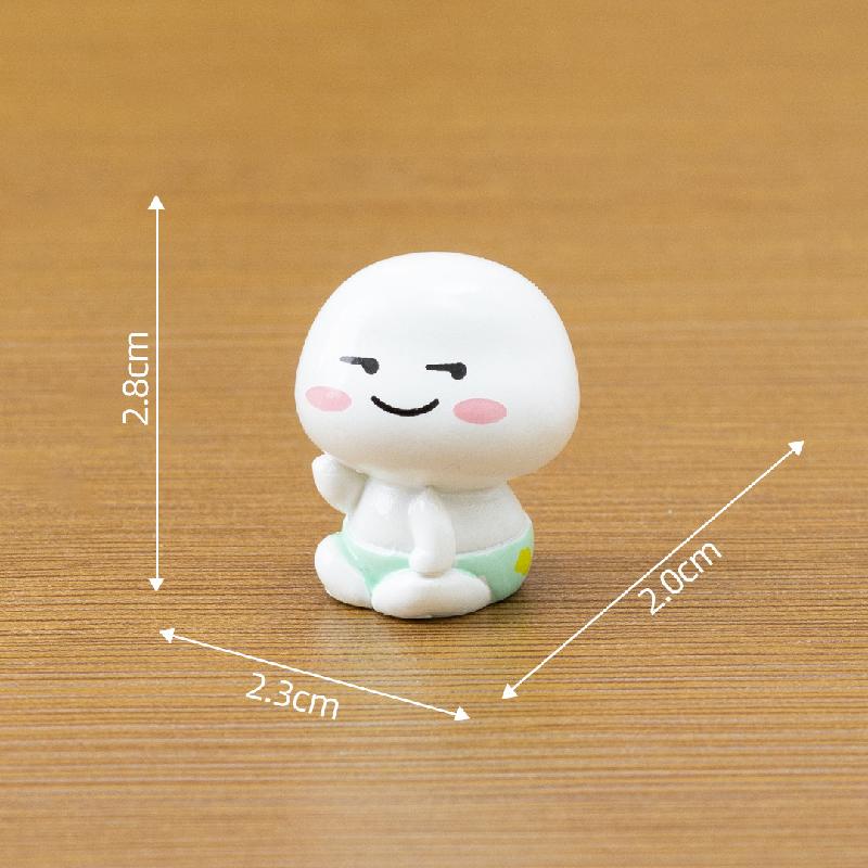 Bánh trôi biểu cảm mini trang trí nhà búp bê (PK-709)