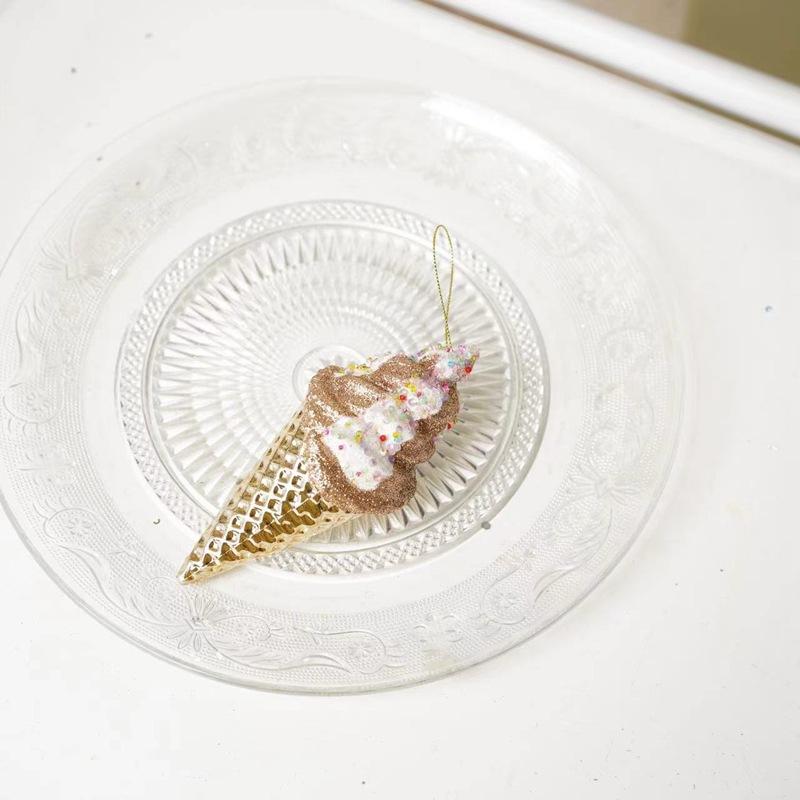 Bộ trang trí Peacetime Giáng Sinh màu vàng sang trọng, phụ kiện cây thông Noel, decor nhà cửa Noel