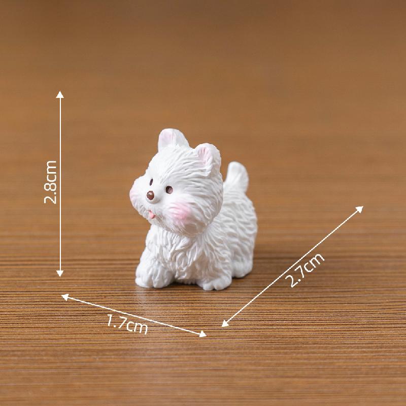 Chó Westie Chạy Bộ Mini Trang Trí (PK-162)