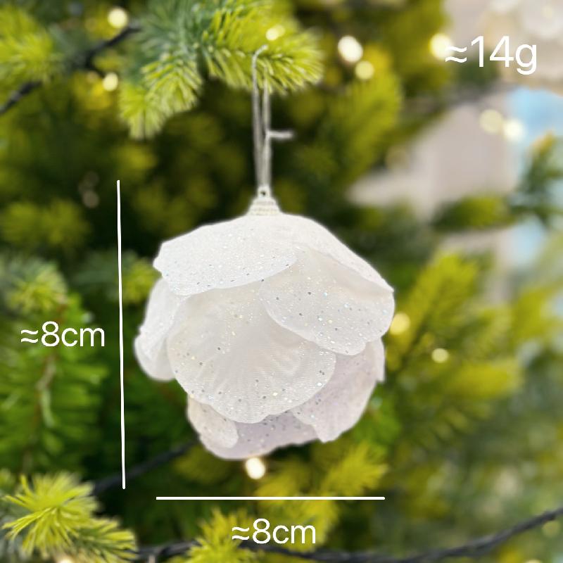 Bộ trang trí Noel: Bóng bông tuyết, hoàn hảo cho không gian