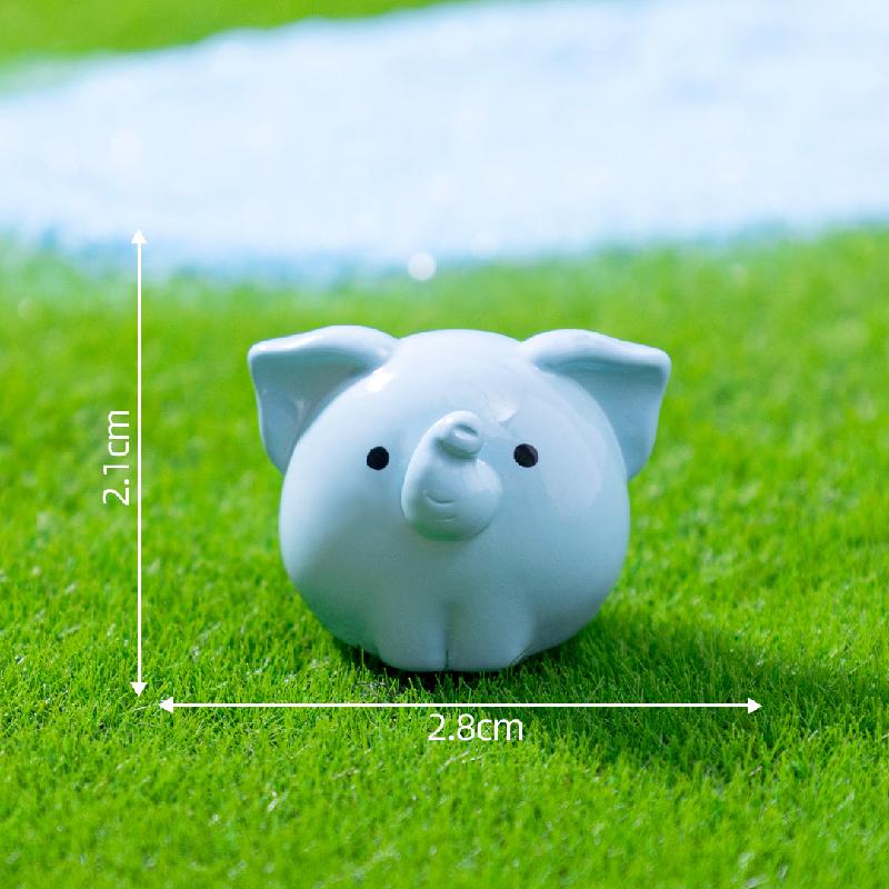 微景观创意可爱圆嘟嘟熊猫小狗小动物 DIY装饰配件迷你桌面小摆件