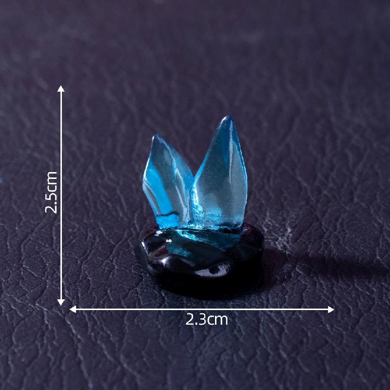 跨境外贸微景观创意夜光水晶喷火龙公仔 DIY装饰品配件迷你小摆件